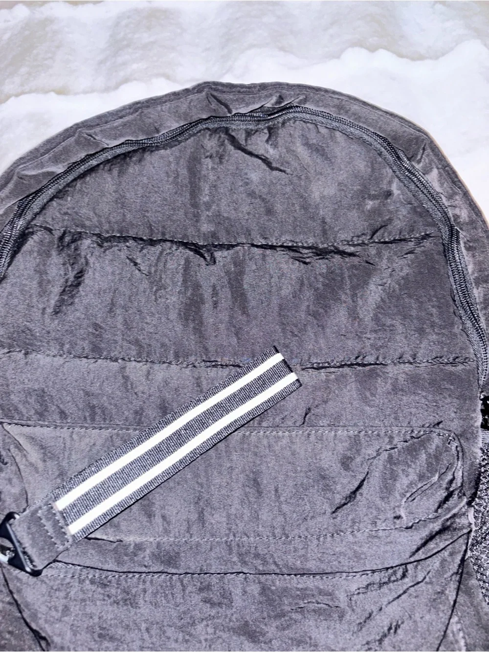 PINK Victoria's Secret Black Men's Backpack with Reflective Stripes